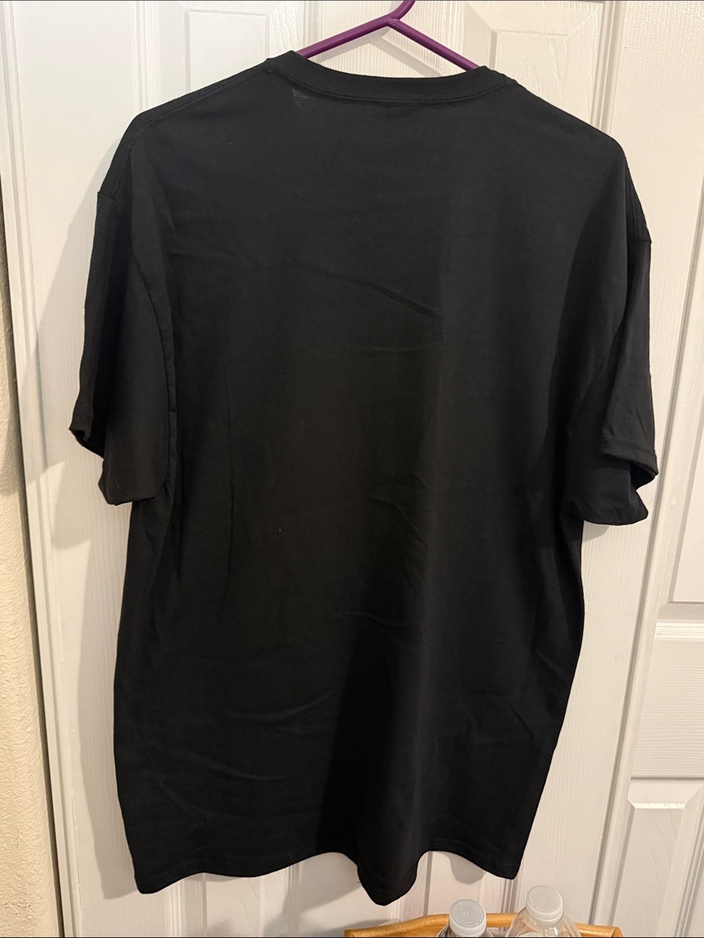 Black Graphic Men's Crew Neck T-Shirt - Picture 6 of 6